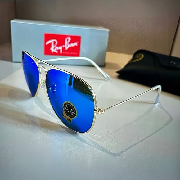 Ray-Ban Aviator Flash Lenses Sunglasses - Picture 2 of 8